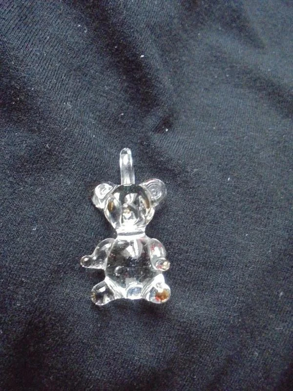 Colgante de vidrio de oso/oso pequeño/teddy de Disneyland Paris – photo 2